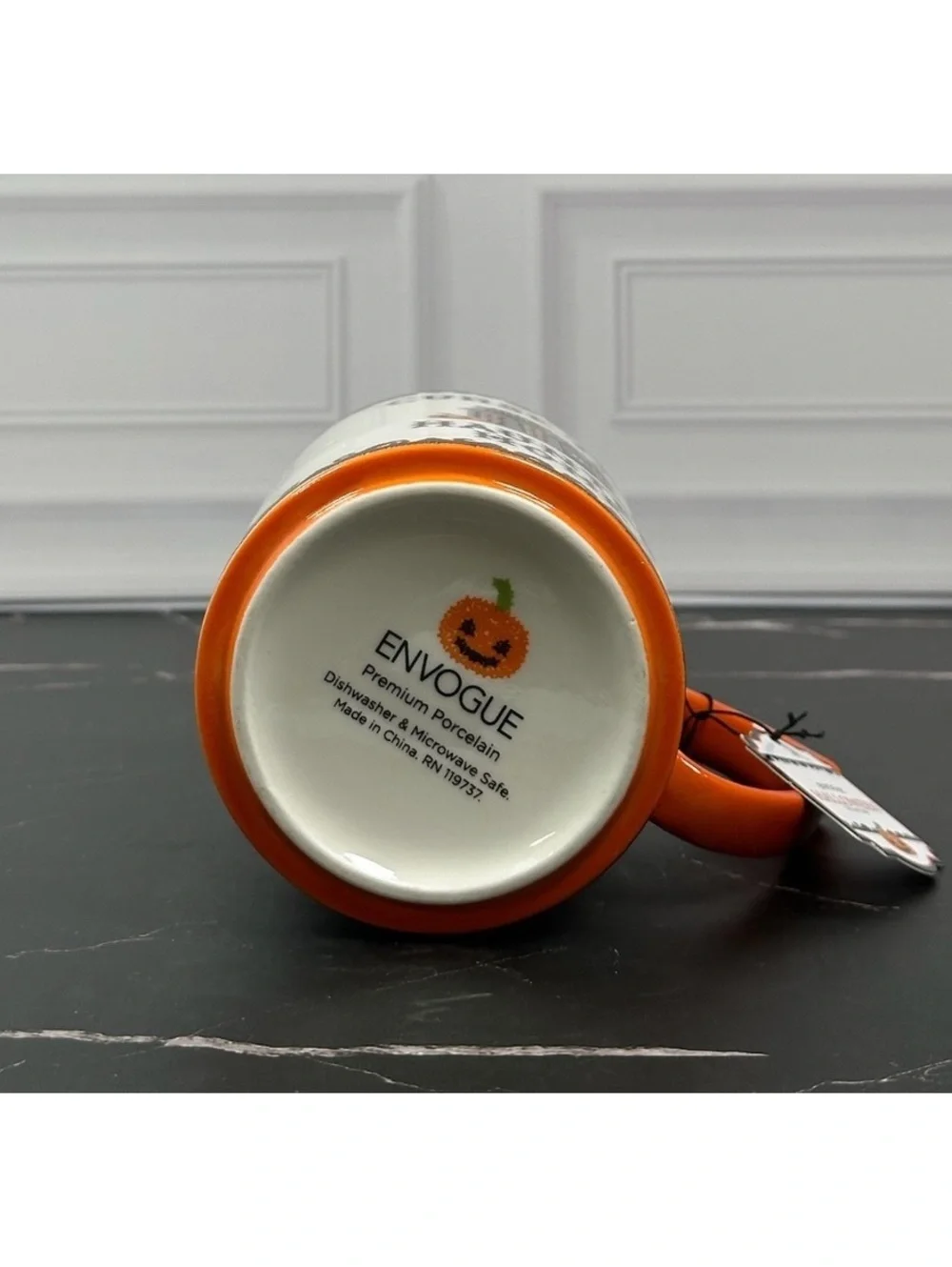 EnVogue Mug - Curse This Haunted Home, Orange and B